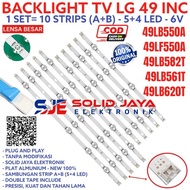 NEW!!! BACKLIGHT TV LED LG 49 INC 49LF550 A 49LB550 A 49LF 49LB 550 6V