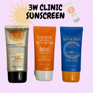 3W Clinic Intensive sunblock cream, Vitamoist sunscreen, Collagen sunscreen
