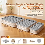 MODOFO Air Bed Inflatable modofo tilam Portable Automatic Double Size with Electric Pump For Camping