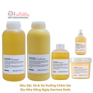 Davines DeDe Shampoo, Conditioner, Nourishing Spray Daily Hair Care Magically Light Nourishing and R