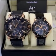 JAM COUPLE ALEXANDER CHRISTIE 9205 / JAM PASANGAN SEPASANG DAPAT DUA BUAH