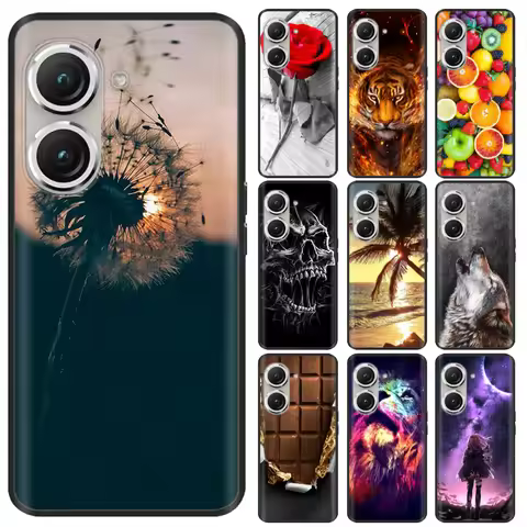 For ASUS ZenFone 10 Case Shockproof Cover Soft Silicone Phone Case for Asus Zenfone 9 Printed Coque 
