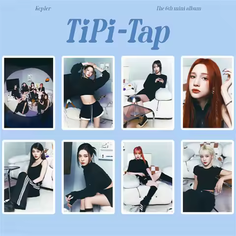 2Pcs/Set KEP1ER TiPi-Tap 6th Mini Album Self-adhesive Posters Xiaoting Bahiyyih Dayeon HD Fashion Ro