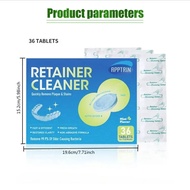 Retainer Cleaner Denture Cleanser Pembersih Gigi Palsu 36 Tablets