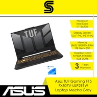 ASUS TUF Gaming F15 FX507V-ULP291W (I7-13620H/16GB DDR4 /1TB NVME+1 Slot/RTX4050 6GB DDR6) 90NR0CJ7-