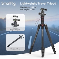SmallRig 71" Lightweight Travel Tripod Stand for Camera Foldable Aluminum Tripod &amp; Monopod 360°Ball Head Detachable and Quick Release Plate Payload 33lb Adjustable Height from 43cm to 182cm for dslr Camera Phone 3935