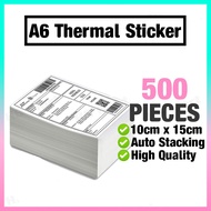 500pcs Airwaybill Thermal Label Sticker  A6 Paper Roll Stack  AWB Consignment Note Stiker