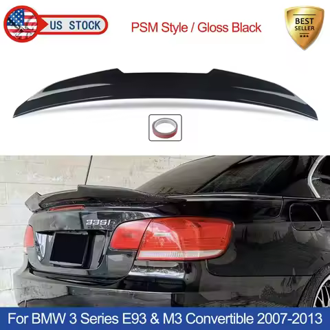 Rear Trunk Spoiler Lips For BMW E93 3 Series 328i 335i M3 2-door 2006-2013 Car Tail Roof Spoilers Wi