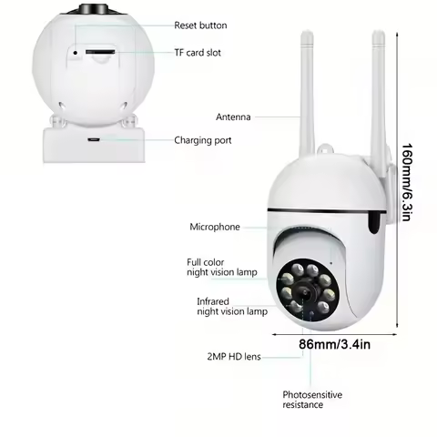 1080P Security Camera WIFI Camera Outdoor PTZ Speed Wireless IP Camera CCTV 4X Digital Audio Surveil