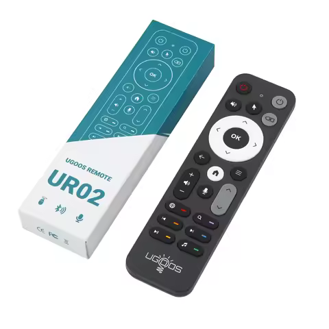Original UGOOS UR02 BT Voice Remote Control Replacement for Ugoos X4 X4Q Cube Pro Extra TOX1 TOX3 TO