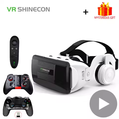 Shinecon Helmet 3D VR Glasses Of Virtual Reality Headset For iPhone Android Smartphone Smart Phone G
