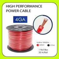 S-NET Cable 4 AWG Car Audio Power Cable - 4 AWG 30 Meter Power Wire Cable