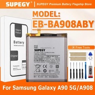 SUPEGY High Quality 100% New EB-BA908ABY Battery For Samsung GALAXY A90 5G/A908 Phone Battery+Tools