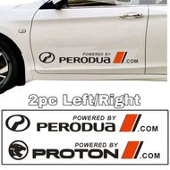 Car body Side Sticker Perodua Proton power bezza saga wira waja persona exora Iriz axia alza myvi ba