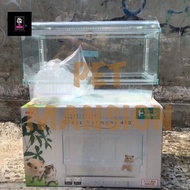 PROMO! GEX harmony 450 kandang hamster acrylic glass ( kaca akrilik )