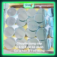 Arhat Fish Tank Glass - Circle Round Glass (9cm) - Mirror helps fish stay healthy (Class 1)