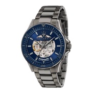 Maserati Sfida Gunmetal Metal Band Automatic Men's Watch Relo R8823140001