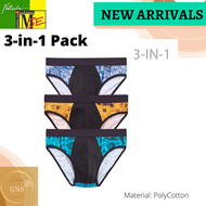 Natasha MSE WATKINS Men’s 3pcs Bikini Brief