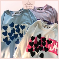 [KOREAN] [CC] Women Heart Oversized T Shirt Oversized Shirt Woman Oversized Shirt T Shirt Oversize W