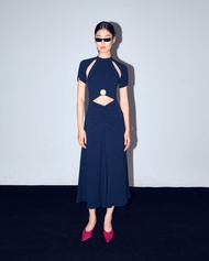 Fah Chak Woman Cydar Dress Midnight Blue เดรสสีกรม เดรส