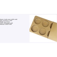 6 Holes English Muffin Mold