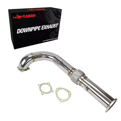 Stainless 3" Turbo Exhaust Downpipe For GT35/GT35R Subaru WRX / STI (EJ257 / EJ255)