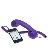原裝正品 Moshi moshi Native Union Pop Phone iPhone 4 6 6S iPad 2 HTC 復古電話聽筒 防輻射 紫色