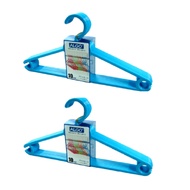 Algo Anti-slip Clothes Hanger 10P Set 2 Bundles Blue (AL-6343BLx2)
