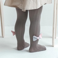 Iu Celana Legging Panjang Casual Bayi Perempuan Warna Polos Aksen