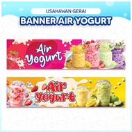 AIR YOGURT Banner - Sales Stall Business Ramadan Fasting Bazaar/ Night Market/ Morning/ Evening/ Sta