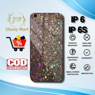 HP IP 6 Case Latest 6s/ - IP 6 Casing 6s/ - Glitter Motif - Premium Glossy Hardcase - Softcase IP Gl