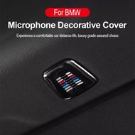 Stainless Steel Colourful Car Styling Roof Microphone Sequins Decoration Cover Trim For BMW F30 F10 