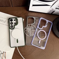 Metal Lens Holder Magsafe Magnetic Applicable Samsung S25 S24 Ultra High Transparent A54 A53 A25 A15