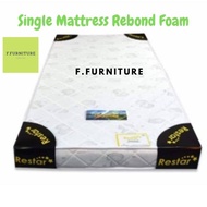Fibre Star Single Mattress Single Size Rebond Foam Quality Mattress / Tilam Bujang Sunshine 3'' X 5