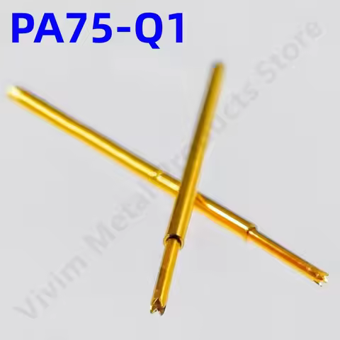 100PCS PA75-Q1 Spring Test Probe Test Pin Pogo Pin P75-Q1 P75-Q ICT FCT PCB Test Tool 0.66/1.02/16.3