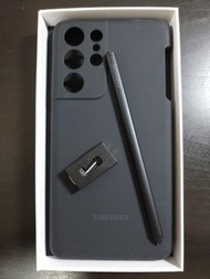 Samsung S21 Ultra 原廠矽膠保護套 (附S pen、筆頭替換組) [❗️二手❗️]