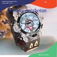 BP Labubu children's watch/ analog watch with flashing lights
