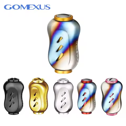 Gomexus Spinning Baitcasting Reel Knob Titanium 22mm For Shimano Vanford Stradic Curado Antares Daiw