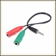 Splitter Audio Cable Splitter 3.5mm Male to Mic Headphone