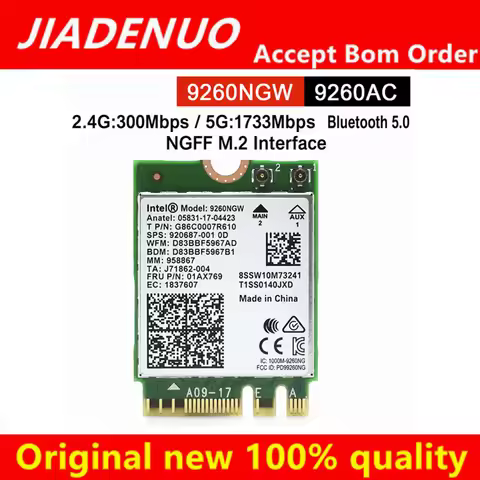 Intel BE200 NFA765A AX210NGW AX200NGW WIFI7 6E Gigabit 5G 6G Tri Band M2 with Built-in Wireless Netw