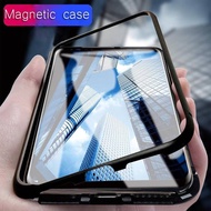Case magnetic glass Samsung j4plus case samsung magntik 360 j4 + j4 plus