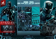 (全新未開特別版) Hot toys Iron Man mark4 Neon Tech 1.0 MMS672 MMS672D50