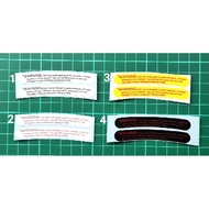 Takasago Excel Warning only 1set = 2pcs Rim Motor Takasago Excel Rim / Excel Printing Laminated Desi