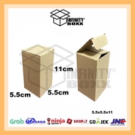 Die cut pizza box cardboard box size 5.5x5.5x11 cm