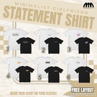 Statement GF Shirt - Girlfriend T-shirt - Mugmania
