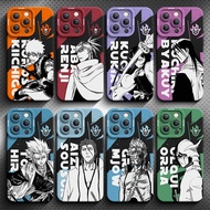 Cartoon Anime Bleach Ichigo Aizen Byakuya Silicone Phone Case for iPhone 16 Pro Max 15 Pro 14 Pro 13