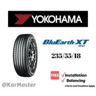 235/55/18 Yokohama BluEarth XT AE61 (With Installation)