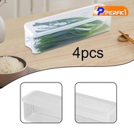 [Perfk1] 4-piece Pasta Container, Spaghetti Storage Box for Food, Transparent, Pasta Canister, Spagh