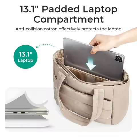 BAGSMART Women's Tote Bag Simple Travel Bag Casual Commuting Messenger Handbag Student College Shoul