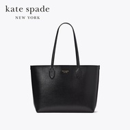 Kate Spade New York กระเป๋าโท้ท/กระเป๋าทรงสี่เหลี่ยมรุ่น Bleecker Large Tote KC921 001 สีดำ